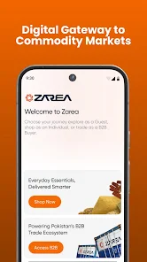 Zarea — B2B Marketplace Mobile App